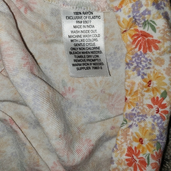 Arizona Jean Company| Floral Cap Sleeve Fitted Waist Sundress with Pockets - Picture 5 of 6